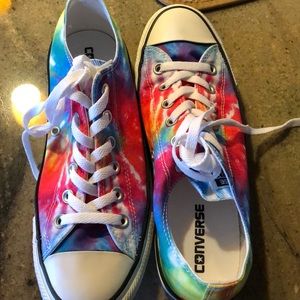 Tie-dyed converse all-stars
